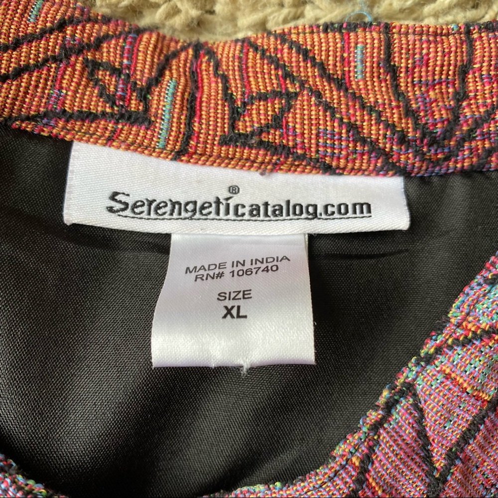 Women's Multi Colored Blazer With Loop Buttons - image 5